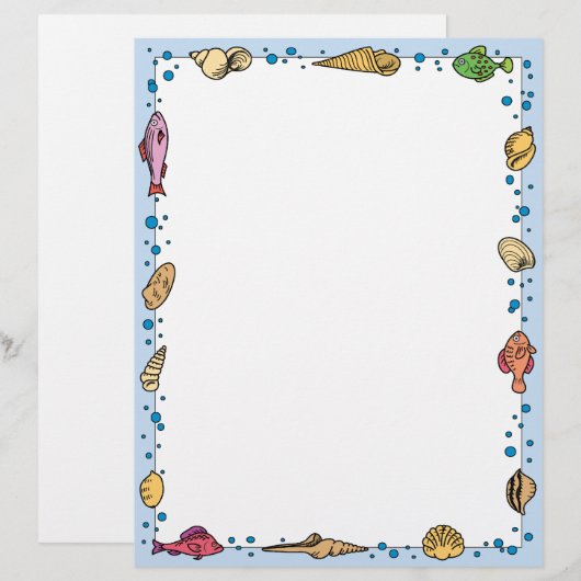 Ocean Life Letterhead (Front/Back)