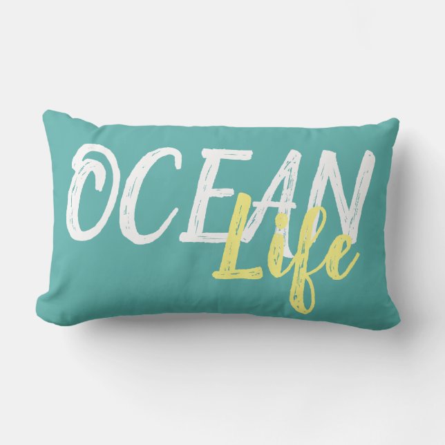 OCEAN LIFE LUMBAR PILLOW (Front)