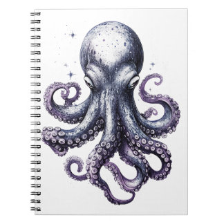Ocean Life Octopus Notebook