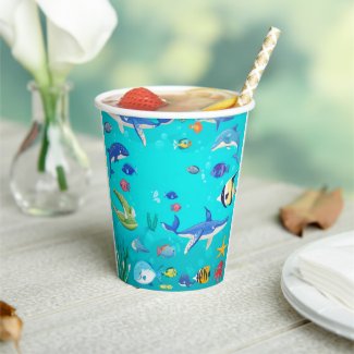Ocean Life Party Cups - Under the Sea Drinkware