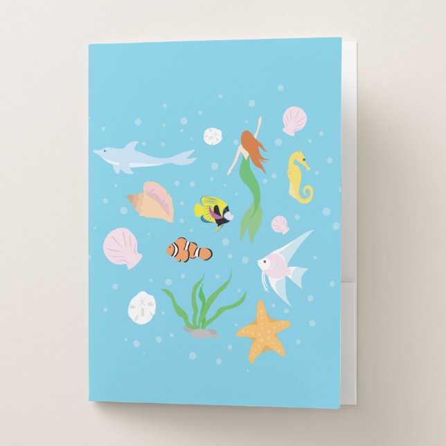 Ocean Life Pocket Folder (Front)