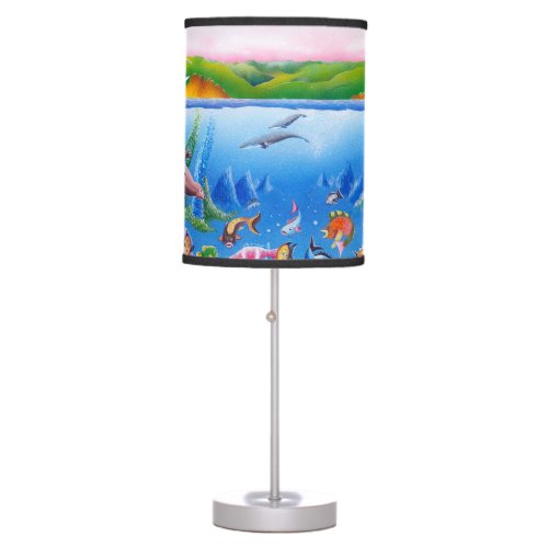 Ocean Life Save the Planet Table Lamp