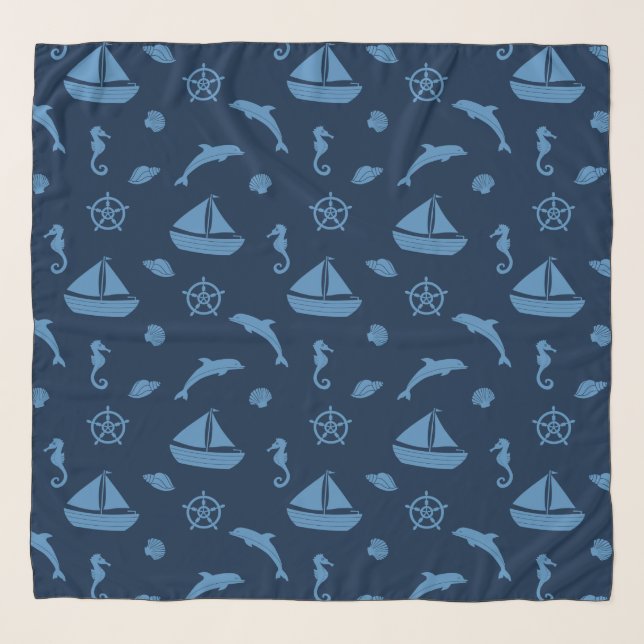 ocean life scarf (Front)