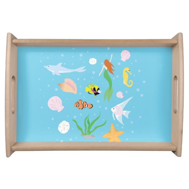 Ocean Life Serving Tray (Front)