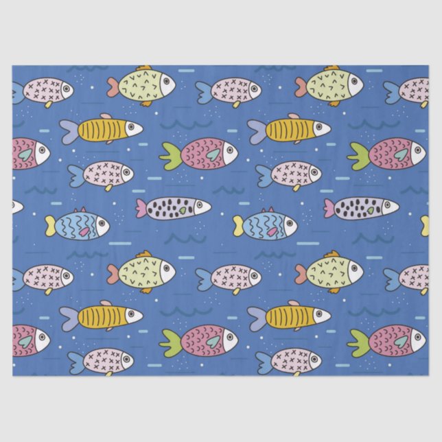 ocean life tissue paper (Front)
