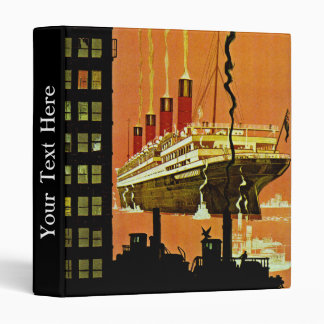 Ocean Liner Departure Binder