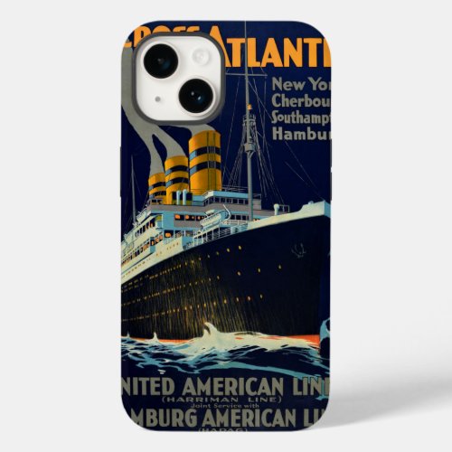 OCEAN LINER EUROPE AMERICA Case_Mate iPhone 14 CASE