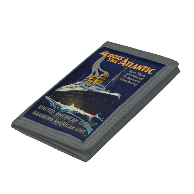 OCEAN LINER EUROPE AMERICA TRIFOLD WALLET (Bottom)