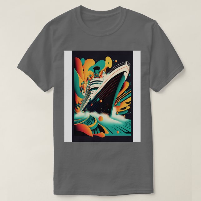 Ocean Liner T-Shirt (Design Front)