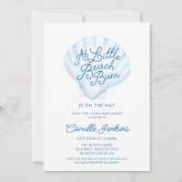 Ocean Little Beach Bum Boy Baby Shower