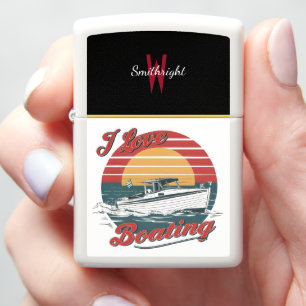 Ocean Love Boating Zippo Lighter
