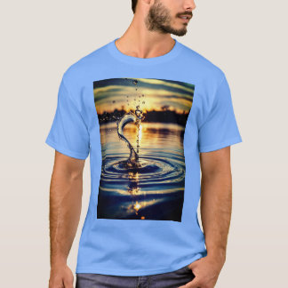 Ocean Love Connection - Half Heart Imagination . T-Shirt