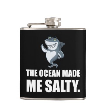 Ocean Made Me Salty Shark Flask Ocean Made Me Salty Shark Flask