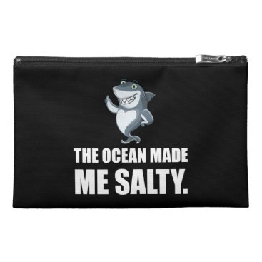 Ocean Made Me Salty Shark Travel Accessory Bag Ocean Made Me Salty Shark Travel Accessory Bag