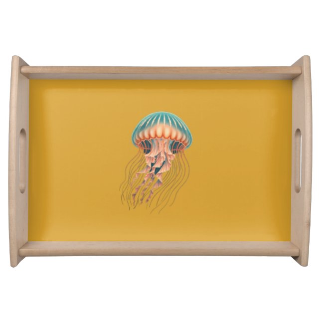 Ocean Magic Jellyfish Serving Tray (Front)