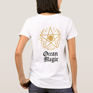 Ocean Magic Pentagram Witch Tee