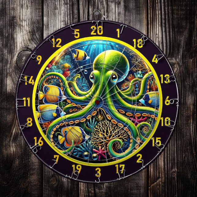 Ocean Majesty Octopus Dartboard (Creator Uploaded)