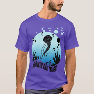 Ocean Marine Life Biology Scuba Diving Snorkeling  T-Shirt