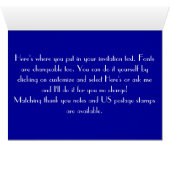 ocean mazel tov star of david cards (Inside Horizontal (Bottom))