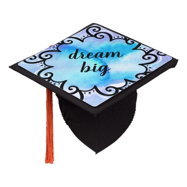 Ocean Medallion Graduation Cap Topper (Angled)