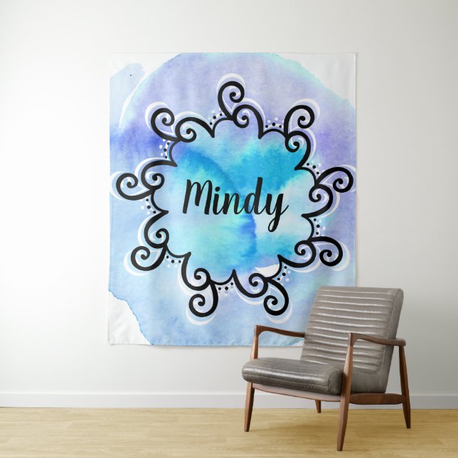 Ocean Medallion Tapestry (In Situ)