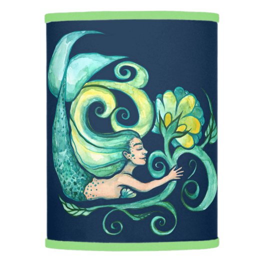 Ocean Mermaid Flower                               Lamp Shade (Front)