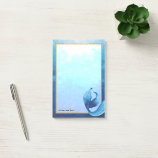 Ocean Mermaid Tail Custom Post-It Notes