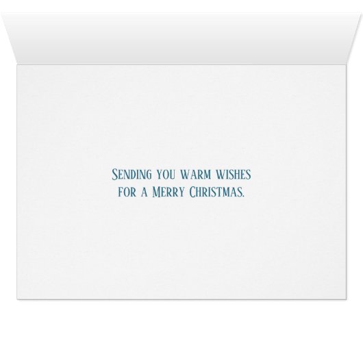 ocean Merry Christmas with starfish (Inside Horizontal (Bottom))