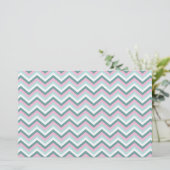 Ocean Mist Chevron Pattern (Standing Front)