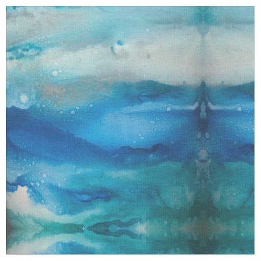 Ocean Moods Fabric | Style #4 | Blue Beach