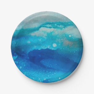 Ocean Moods Paper Plates Style #5 Beachy Vibes