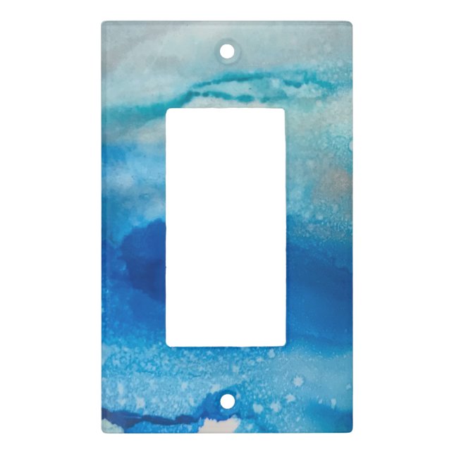 Ocean Moods Wall Plate | Style#1 | Trendy, Coastal (Front)