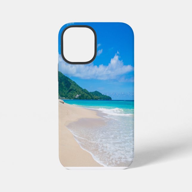 Ocean Mountain Horizon iPhone Case (Back)