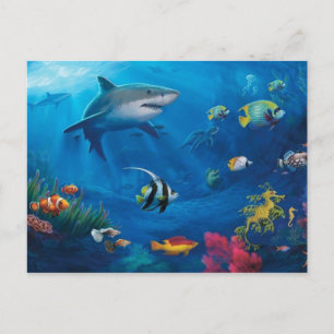 Ocean Mural Postcard