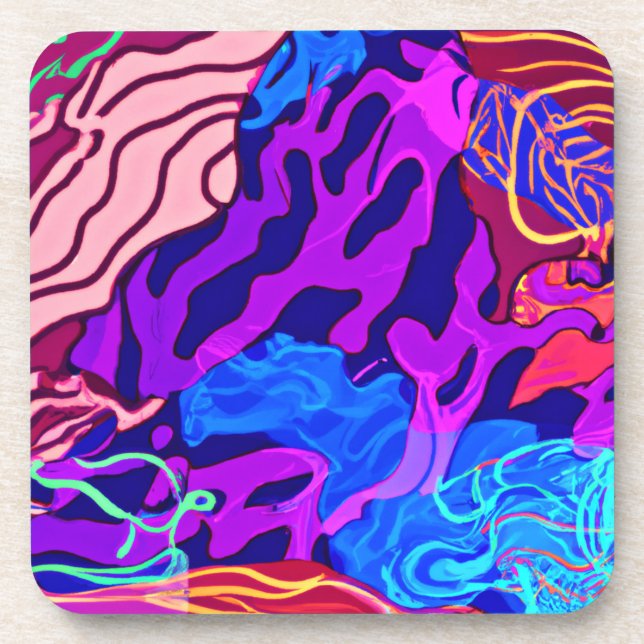 Ocean Nature Painting. Buy Now Beverage Coaster (Front)