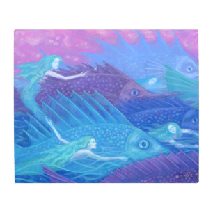 Ocean Nomads, Nautical Fantasy Art Mermaids & Fish