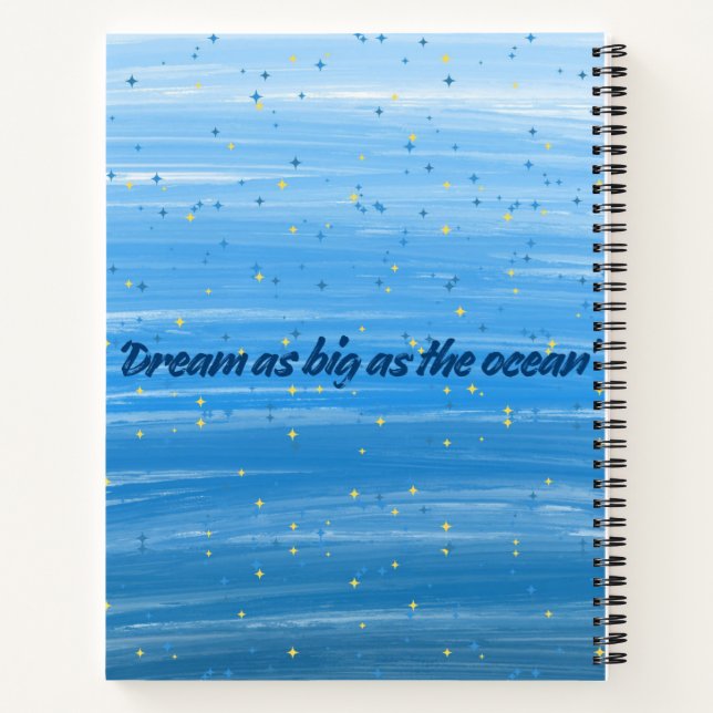 Ocean Notebook (Back)