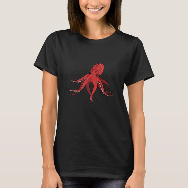 Ocean Octopus 1 T-Shirt (Front)