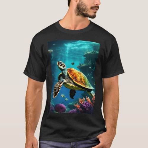 Ocean Odyssey T_Shirt Designs Dive into Serenity 