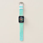 Ocean Ombre Blue Teal Green Watercolor Wash Apple Watch Band at Zazzle