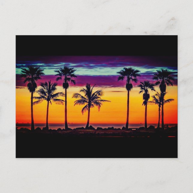 Ocean Paradise Wall  Postcard (Front)