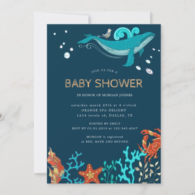 Ocean Party | Baby Shower Invitation (Front)