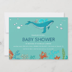 Ocean Party Baby Shower Invitation