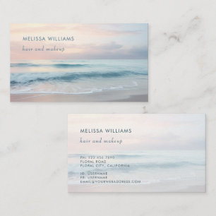 Ocean Pastel Colors Business Card
