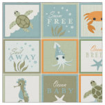 Ocean Patchwork Fabric