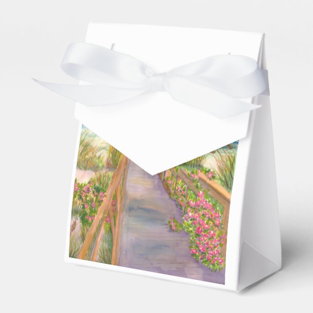 Ocean Path Favor Bag Boxes (Front Side)