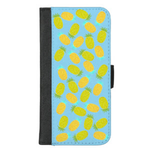 Ocean Pineapples Sky Pattern iPhone 8/7 Plus Wallet Case