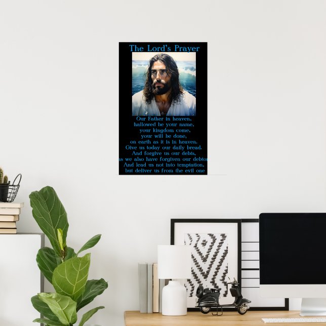 Ocean Prayer Poster (Home Office)