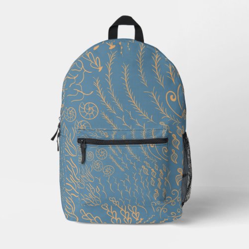 Ocean Print Backpack