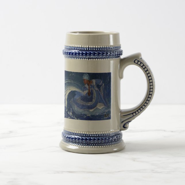 OCEAN QUEEN BEER STEIN (Right)